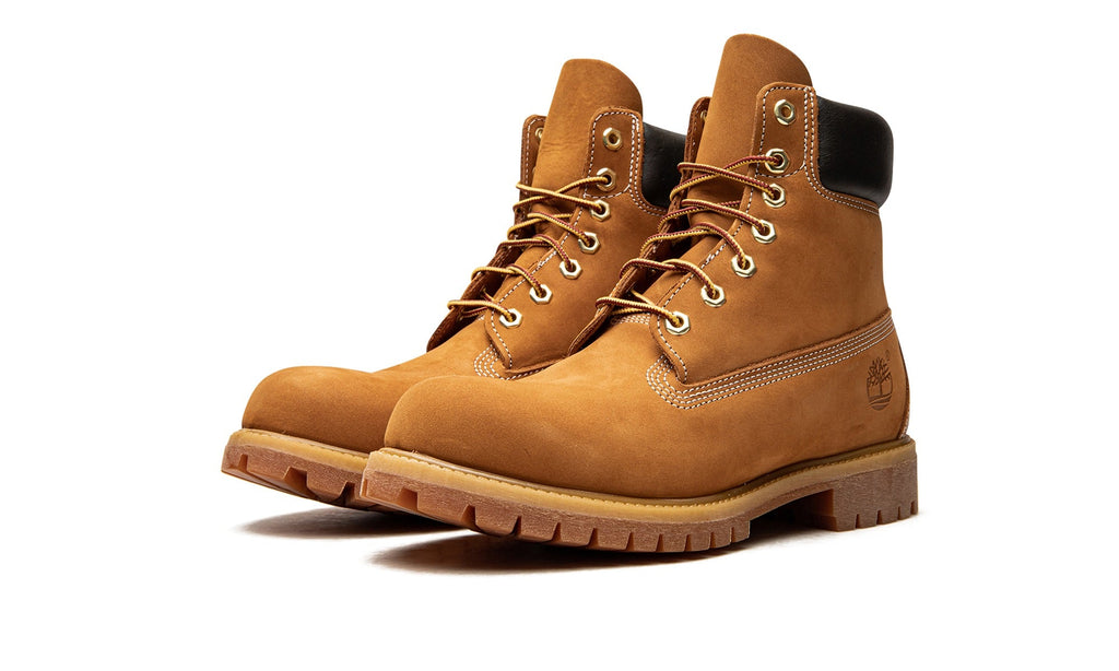 Timberland Lace-Up Boots – Wheat Tan & Black