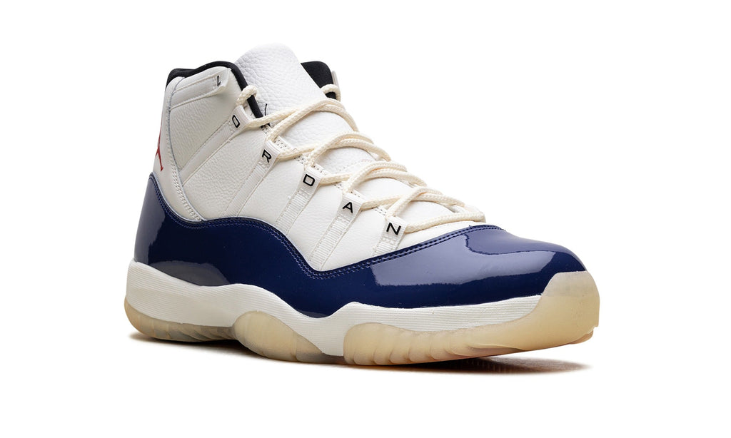 Air Jordan 11 Sneakers – White & Navy