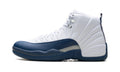 Air Jordan 12 Sneakers – White & Navy
