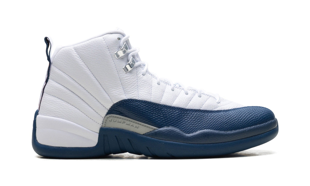 Air Jordan 12 Sneakers – White & Navy