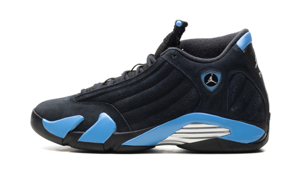 Air Jordan 14 Sneakers – Black & Light Blue