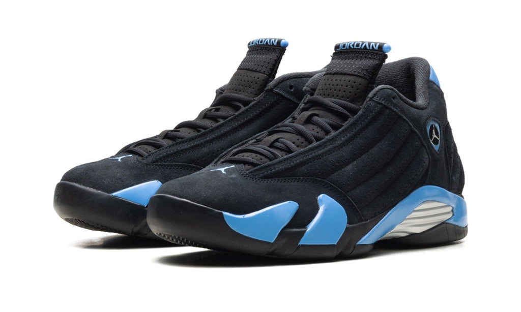 Air Jordan 14 Sneakers – Black & Light Blue
