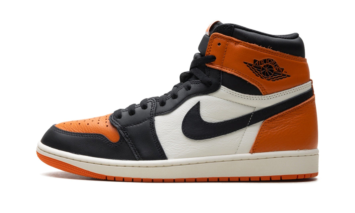Air Jordan 1 High Sneakers – Orange, Black & White