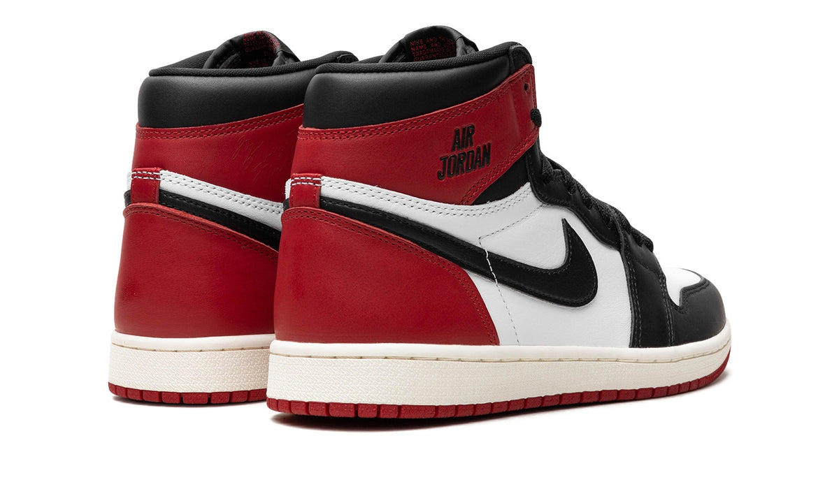 Air Jordan 1 High Sneakers – White, Black & Red
