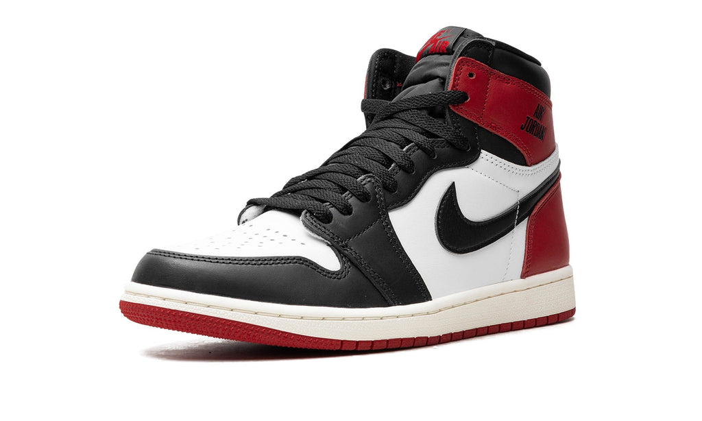 Air Jordan 1 High Sneakers – White, Black & Red