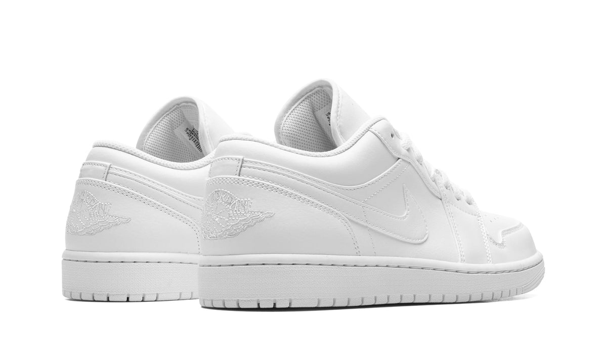 Air Jordan 1 Low Sneakers in Triple White