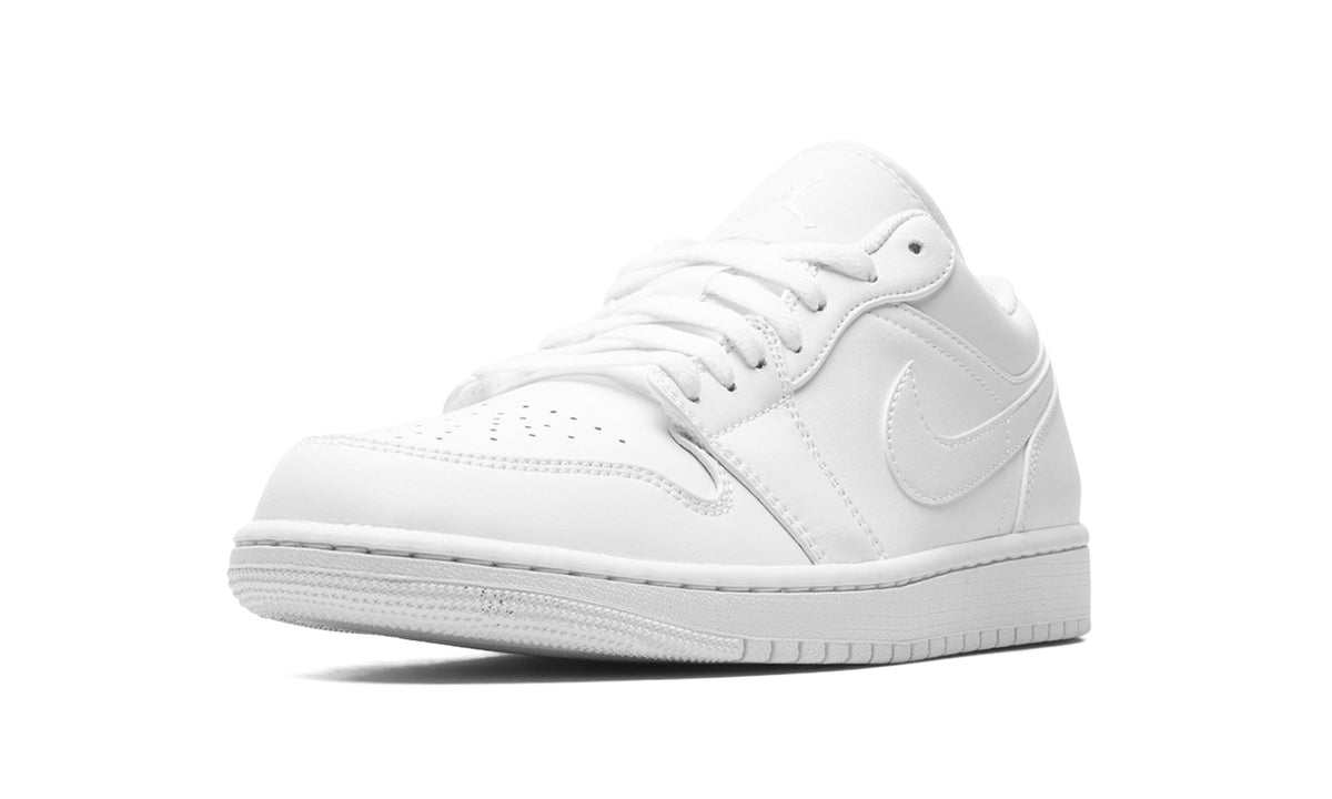 Air Jordan 1 Low Sneakers in Triple White