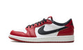 Air Jordan 1 Low Sneakers – Red, White & Black