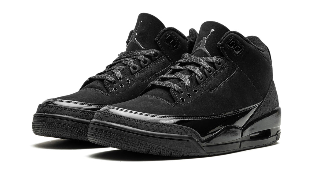 Air Jordan 3 Sneakers – Triple Black
