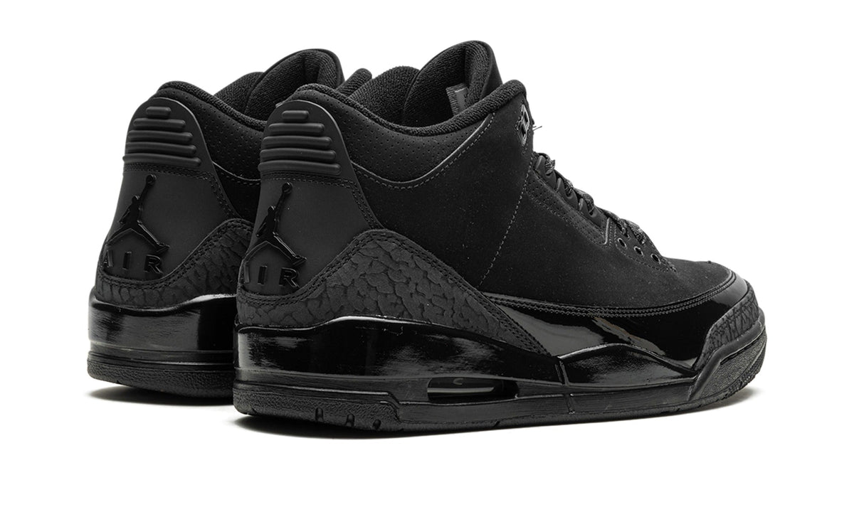 Air Jordan 3 Sneakers – Triple Black