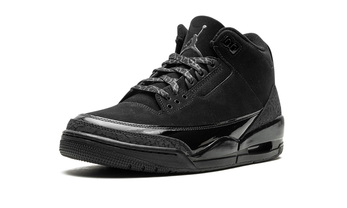 Air Jordan 3 Sneakers – Triple Black