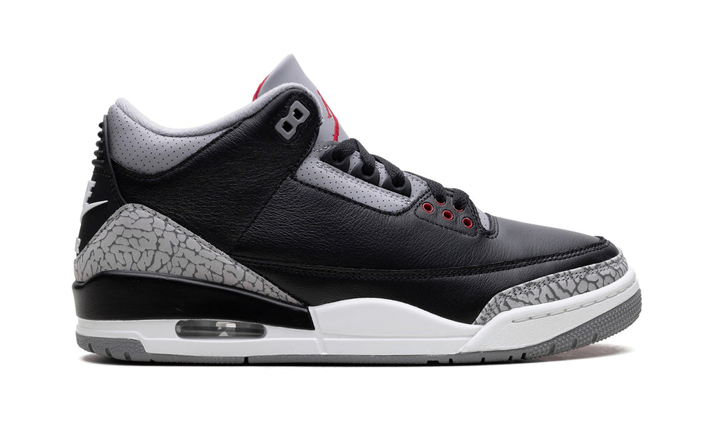 Air Jordan 3 Sneakers – Black Cement
