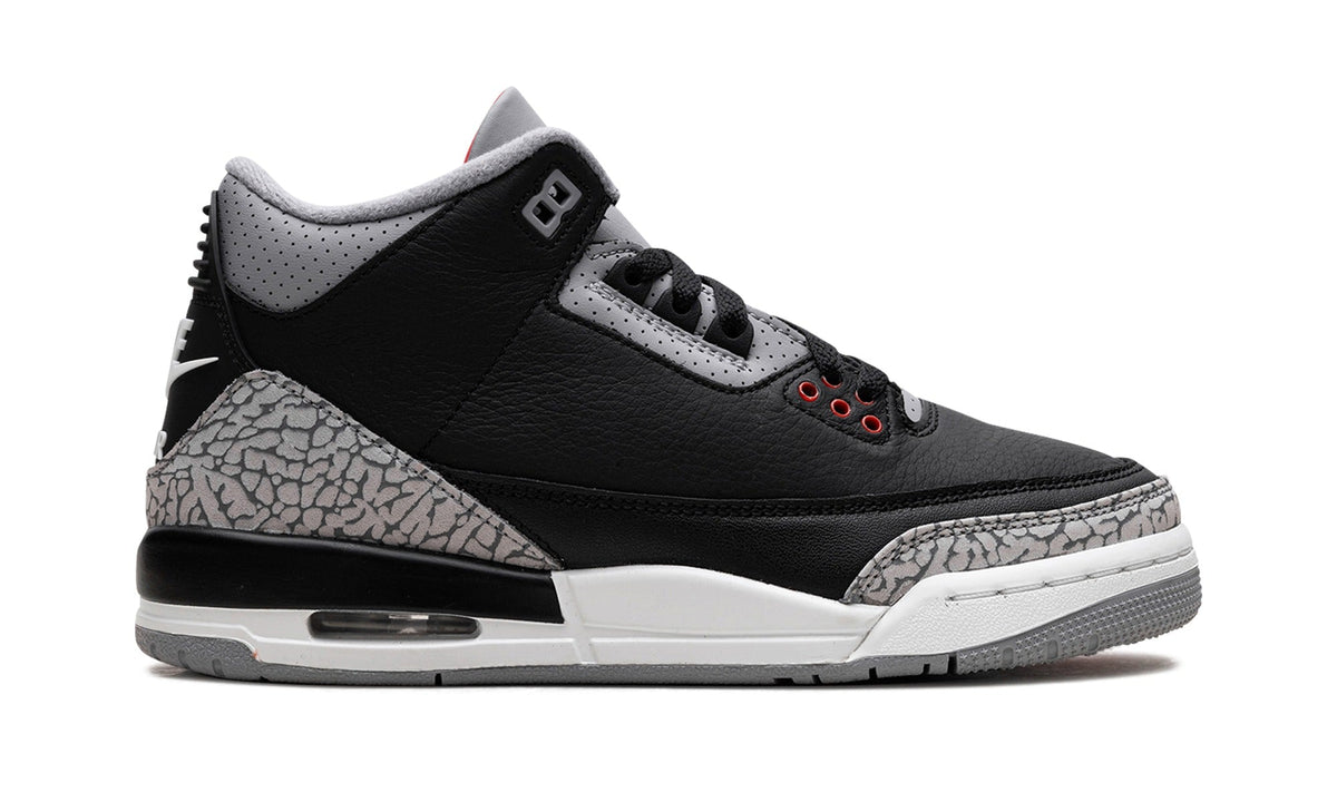 Air Jordan 3 Sneakers – Black Cement