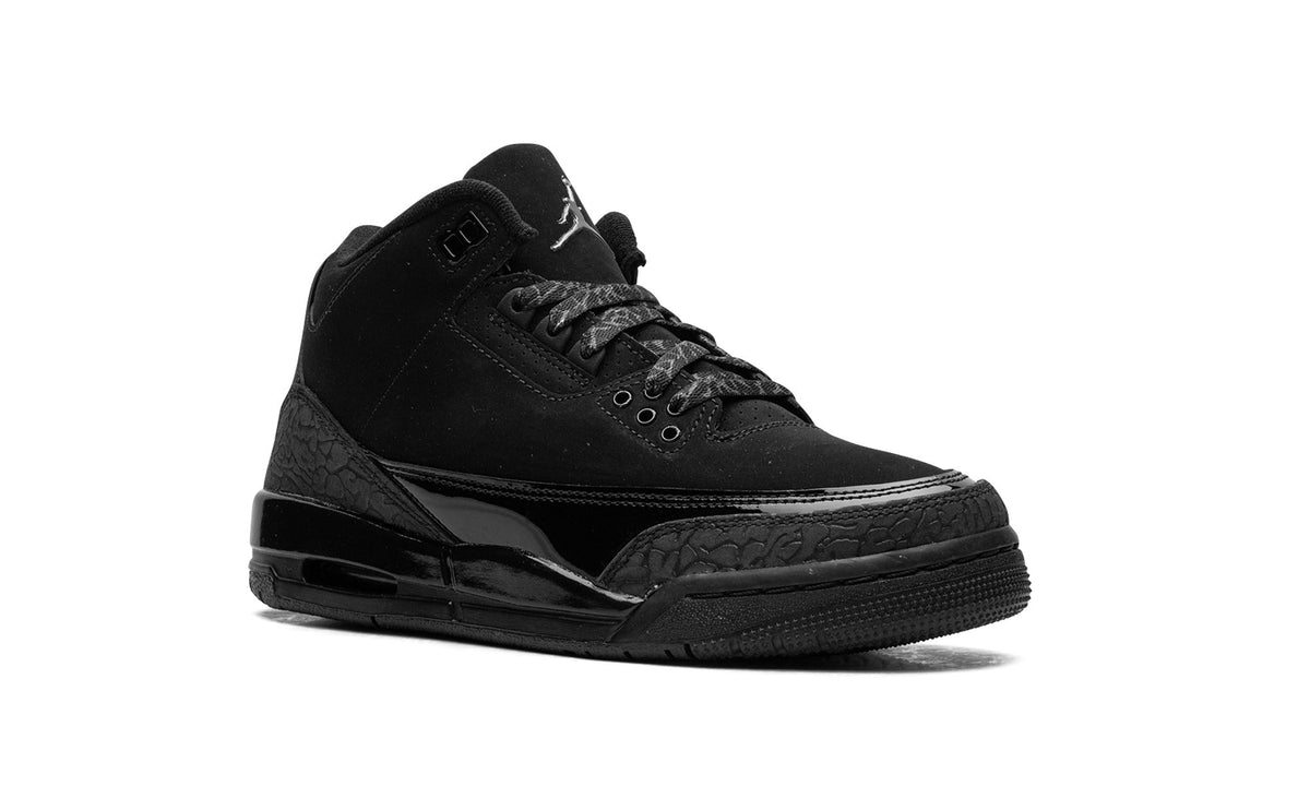 Air Jordan 3 GS Sneakers in Black & White
