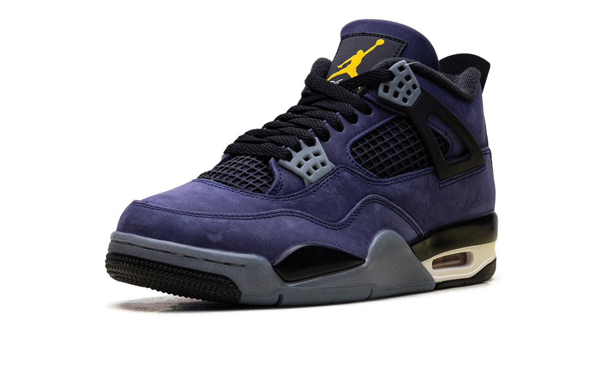 Air Jordan 4 Sneakers in Navy & White