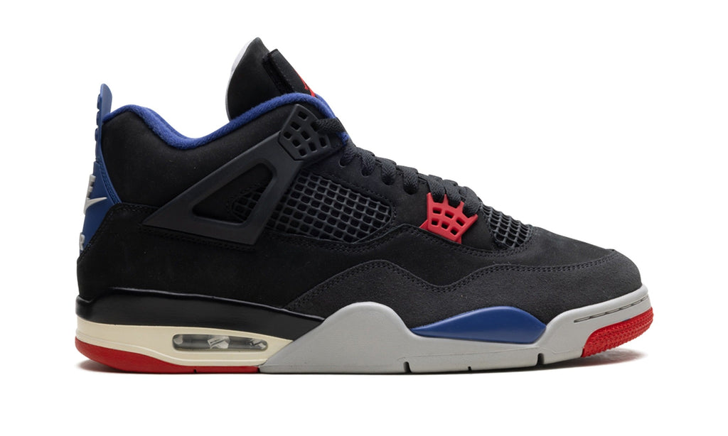 Air Jordan 4 Sneakers – Black, Blue & Red