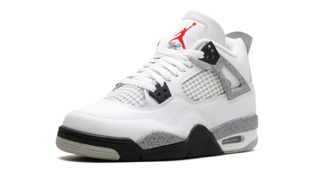 Air Jordan 4 Sneakers – White Cement