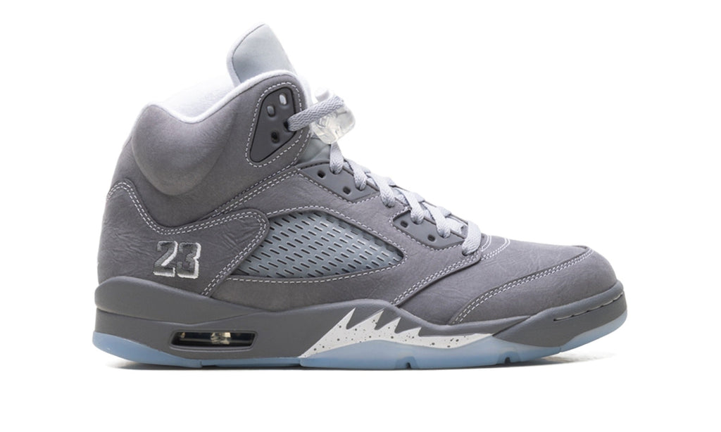 Air Jordan 5 Sneakers – Grey, Silver & Ice Blue