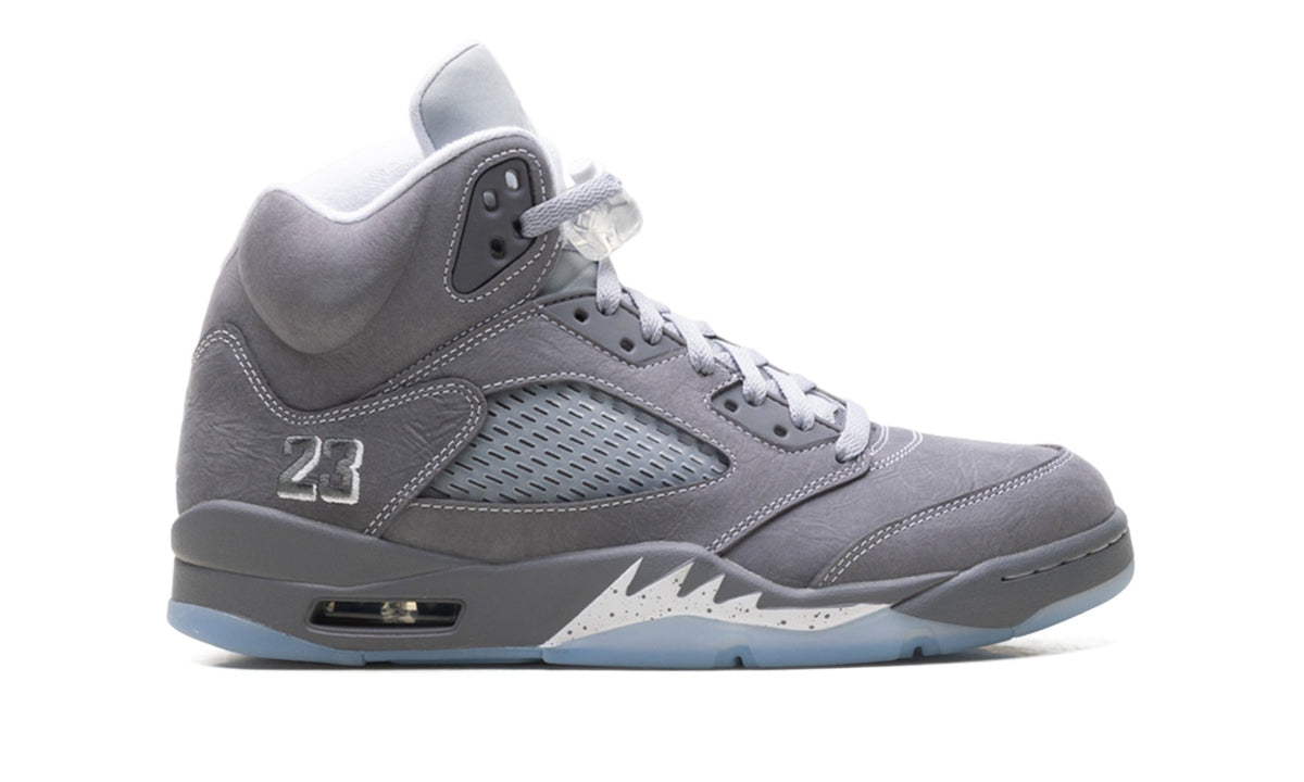 Air Jordan 5 Sneakers – Grey, Silver & Ice Blue