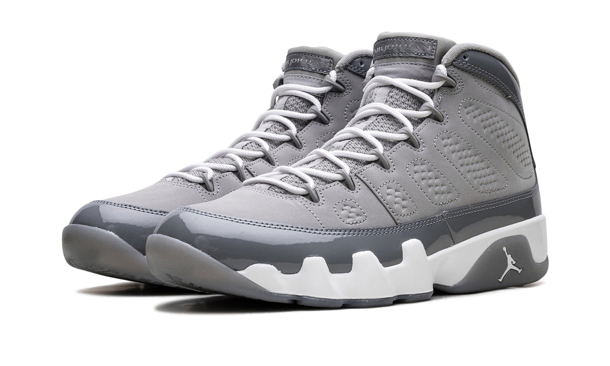 Air Jordan 9 Sneakers – Grey, Charcoal & White