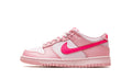 Nike Pink & White Low-Top Sneakers with Bright Pink Swoosh