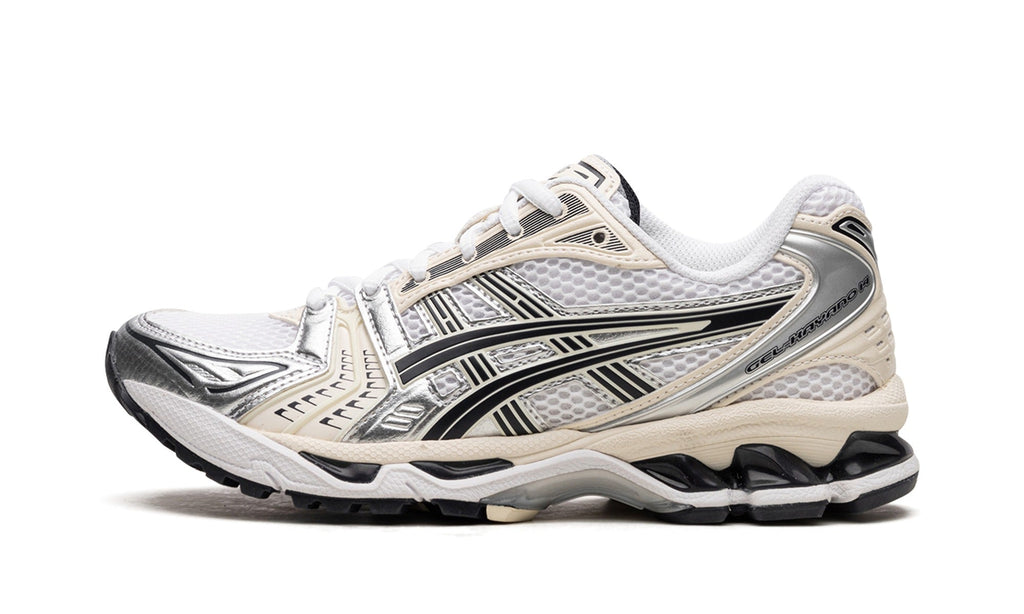 ASICS GEL-KAYANO 14 Sneakers - White, Silver & Black