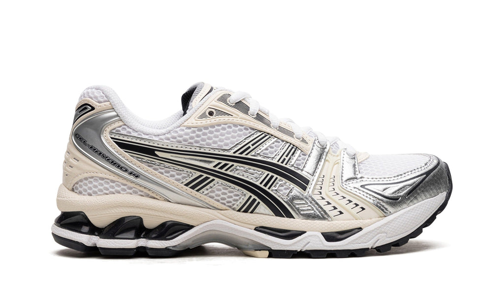 ASICS GEL-KAYANO 14 Sneakers - White, Silver & Black