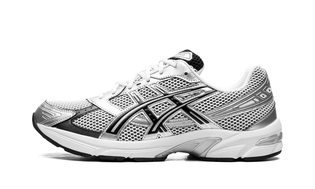 ASICS GEL-1130 Sneakers – White, Black & Metallic Silver