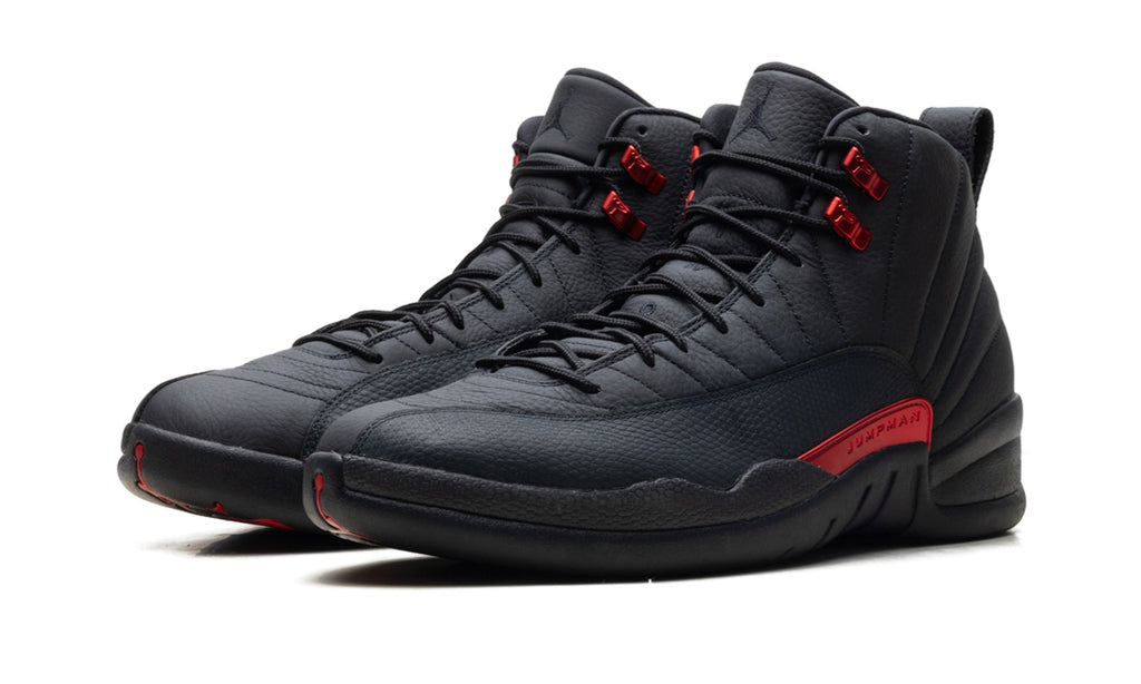 Air Jordan 12 High-Top Sneakers - Black & Red
