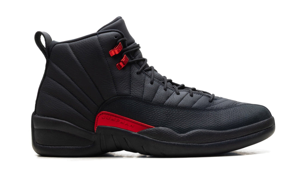 Air Jordan 12 High-Top Sneakers - Black & Red