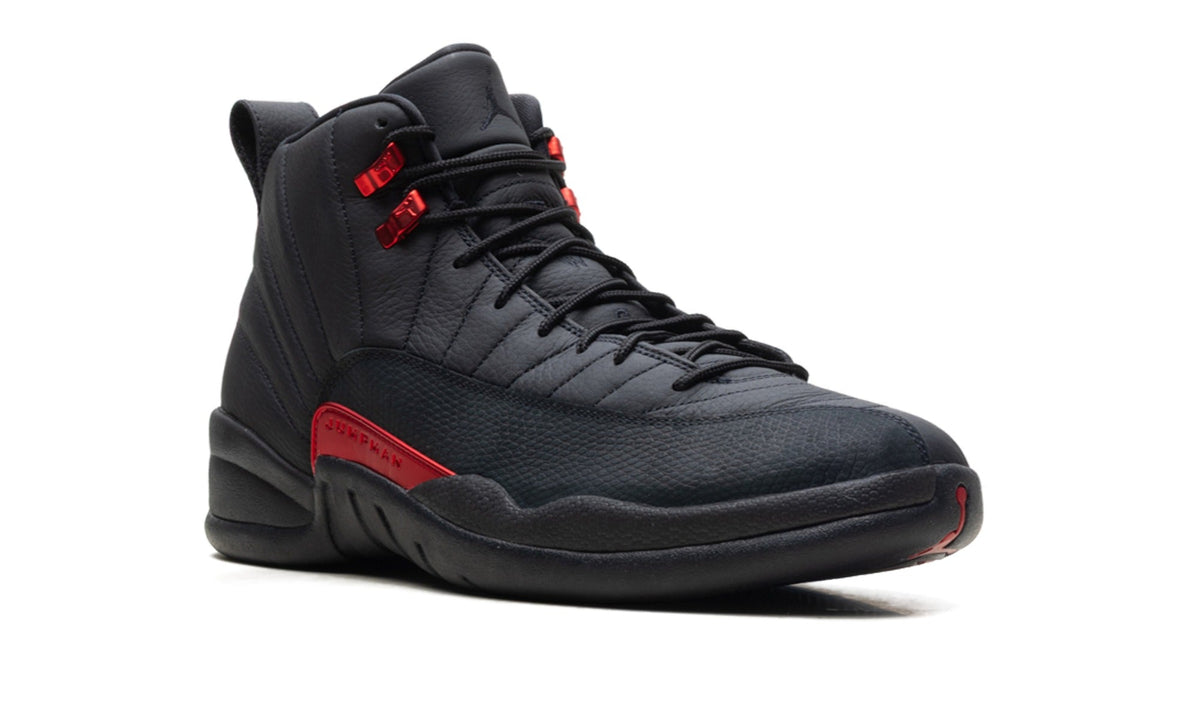 Air Jordan 12 High-Top Sneakers - Black & Red