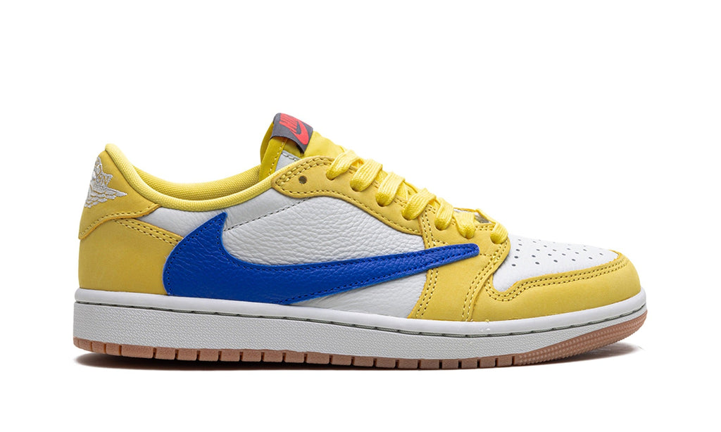 Air Jordan 1 Low Sneakers – Yellow, White & Blue