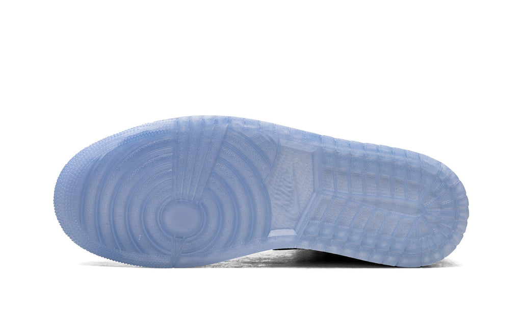 Air Jordan 1 Mid Sneakers – Black, White & Ice Blue