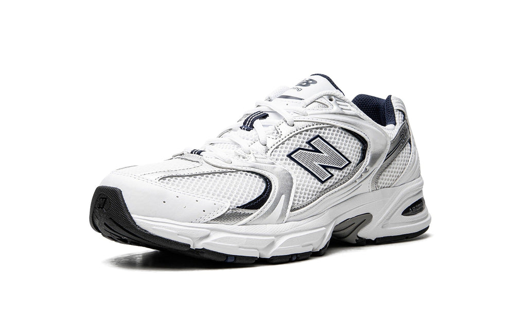 New Balance 530 Sneakers - White, Silver & Navy