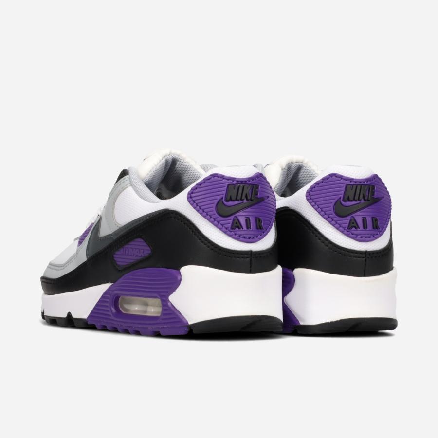 Nike Air Max 90 Sneakers – White, Grey & Purple