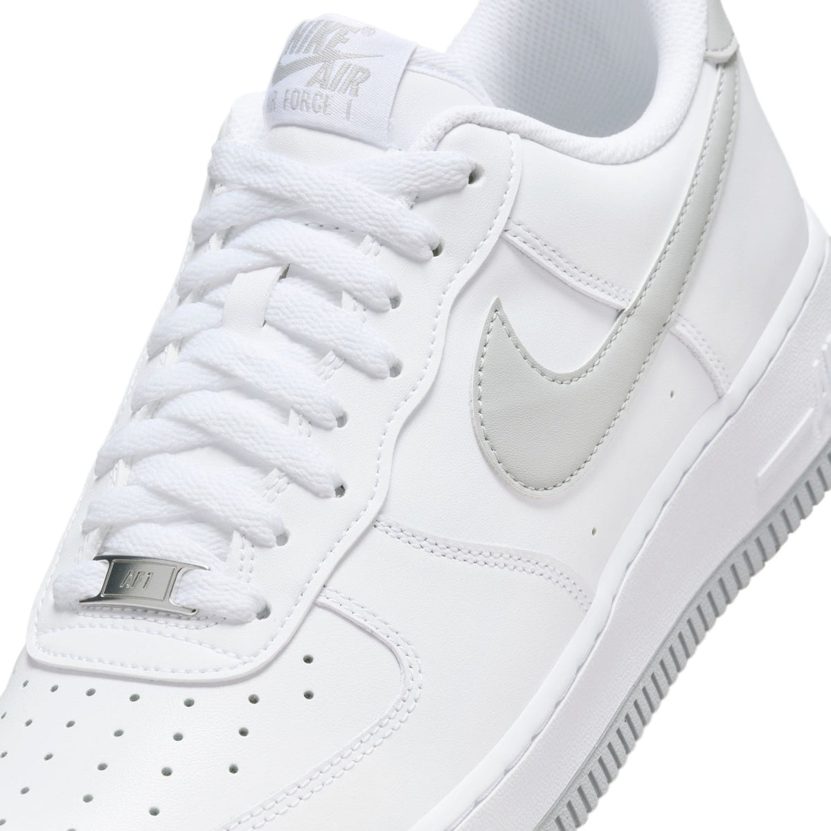 Nike Air Force 1 Low Sneakers – White & Light Grey