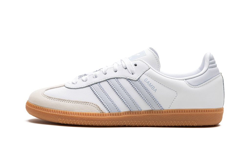 adidas Samba Sneakers – White, Light Gray & Gum