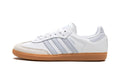adidas Samba Sneakers – White, Light Gray & Gum