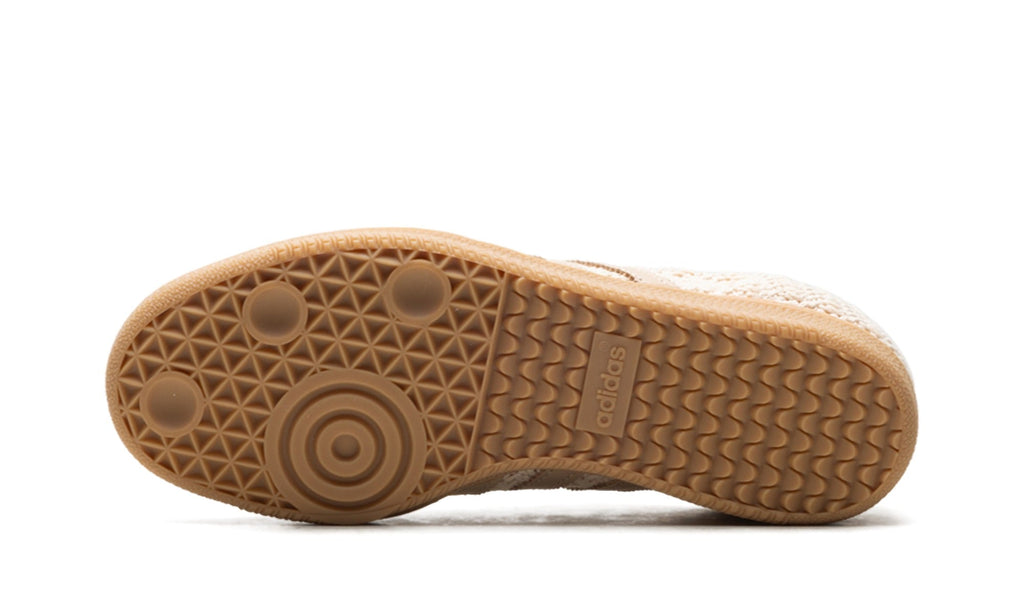 adidas Samba OG Crochet Sneakers in Beige & Gum