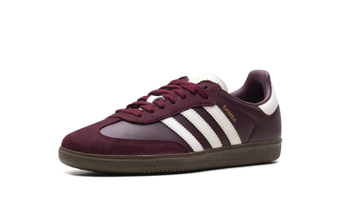 adidas Samba Sneakers – Burgundy, Off-White & Dark Gum