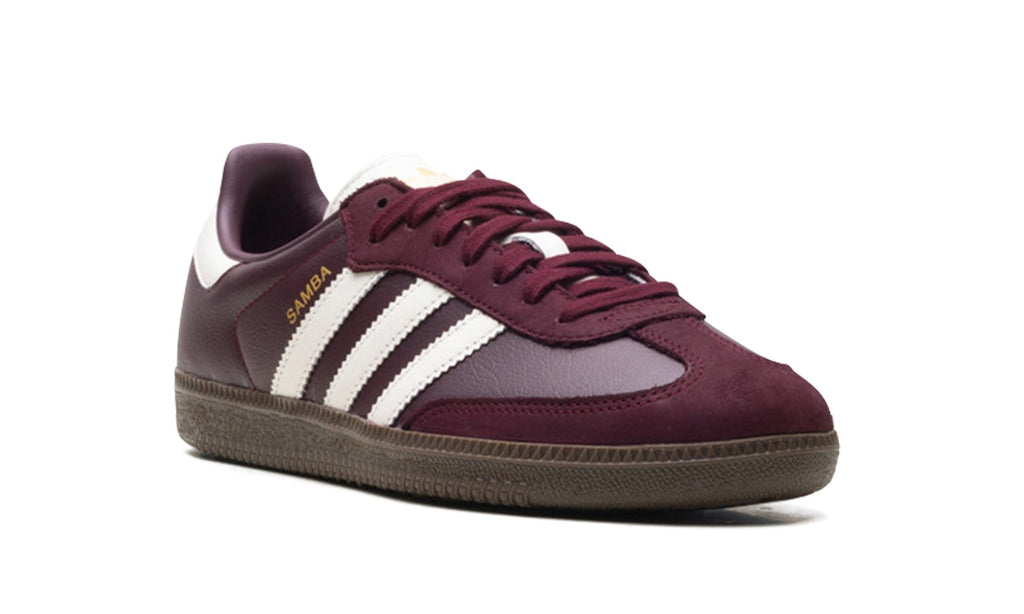 adidas Samba Sneakers – Burgundy, Off-White & Dark Gum