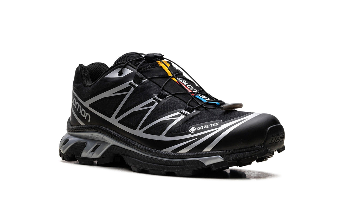 Salomon XT-6 GORE-TEX Sneakers in Black & Silver