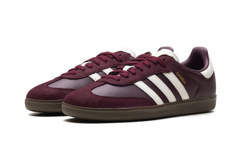 adidas Samba Sneakers – Burgundy, Off-White & Dark Gum
