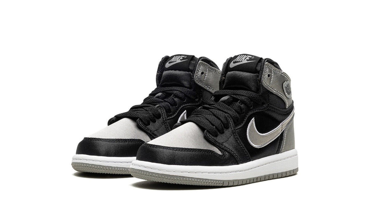 Air Jordan 1 High-Top Sneakers – Black, Gray & White